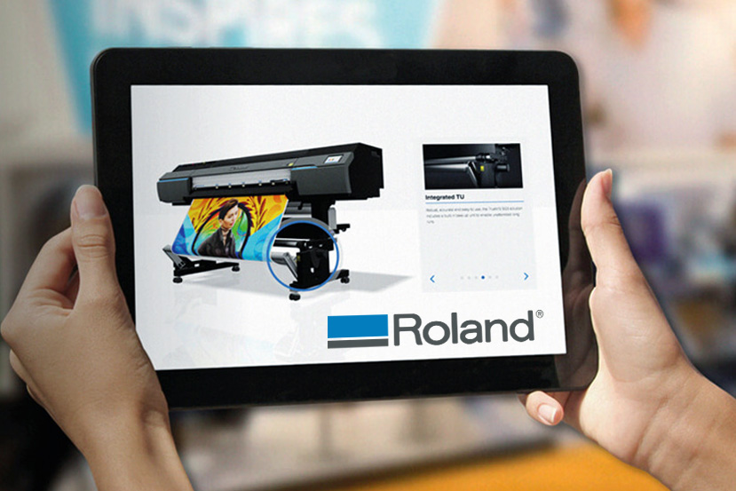 virtual showroom roland printer