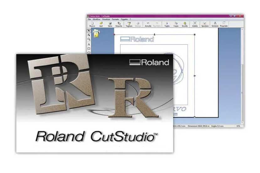 roland cut studio софтуер